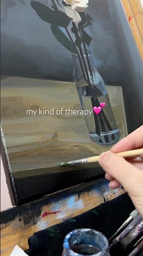 cold weather,coffee and painting😌🤝🏻 #painting #art #oilpainting