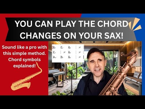 How to Play Chord Changes on Saxophone (Beginner Lesson) #saxophonelessons #improvisation #altosax