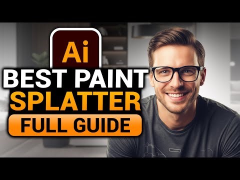 Paint Splatter Adobe Illustrator (BEST FULL GUIDE) | Everything You Need To Know! | NO Yapping!