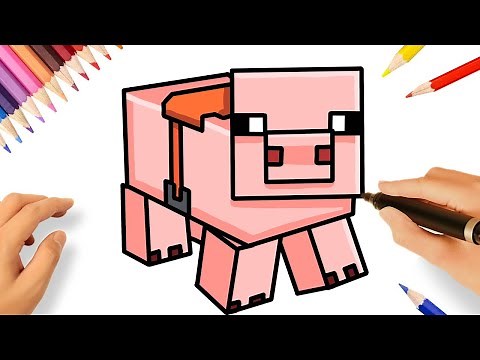 HOW TO DRAW A PIG 🐷 | MINECRAFT