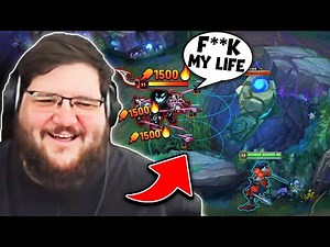 The most diabolical way to play AP Shaco jungle… (HECARIM WAS MALDING)