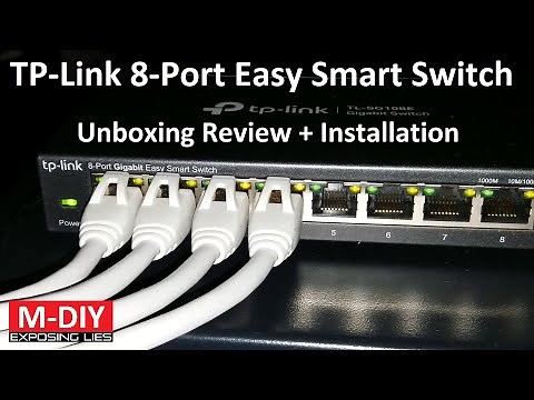TP Link TL-SG108E 8 Port Smart Gigabit Switch (Unboxing Review + Installation)
