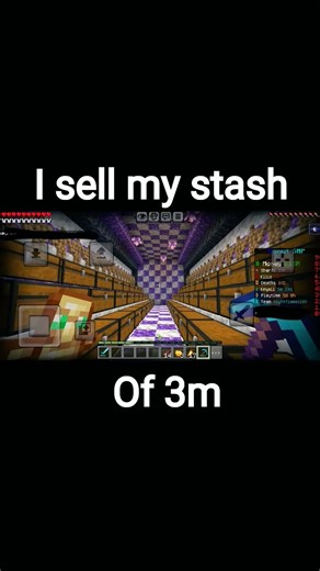 Buy my stash of 3m!! #minecraft #donutsmp #shorts