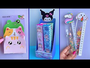 easy and kawaii paper craft ideas/ Easy paper craft/ paper craft/ school hacks/ easy to make