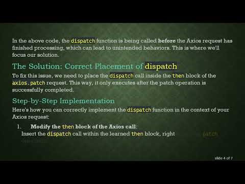 Mastering dispatch Calls in React: A Guide to Timing and Placement