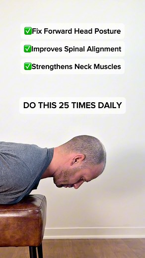 1.1M views · 7.1K reactions | Struggling with forward head posture or...