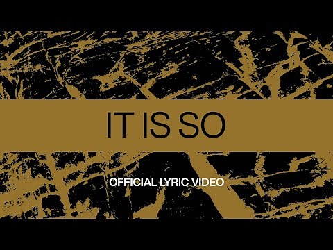 It Is So | Official Lyric Video | At Midnight | Elevation Worship