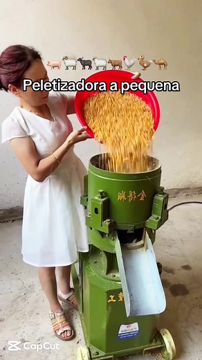 Chicken feed machine on TikTok