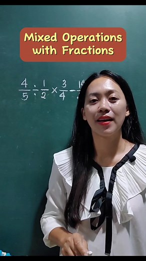 Mixed Operations with Fractions