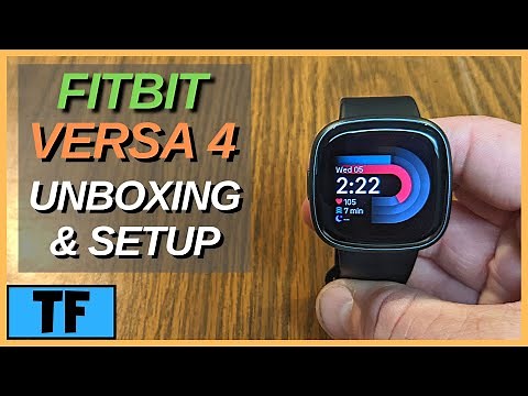 FITBIT Versa 4 Unboxing & Full Setup Walkthrough! Best New Fitbit of 2022?