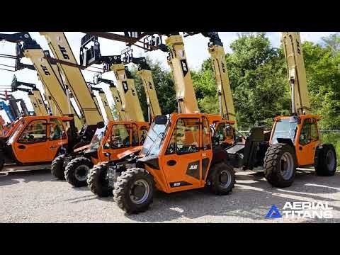 MEET THE BRAND NEW JLG 519! Available now at Aerial Titans #jlg #spotjlg #telehandler