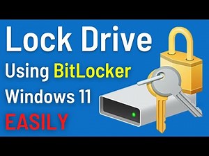 How To Enable BitLocker To Make Drive Password Protected Windows 11 | Lock Drive on Windows 11 Easy