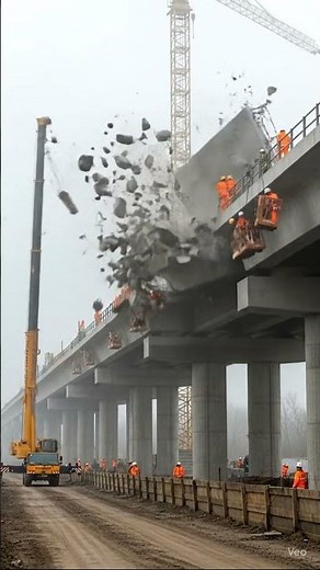 Bridge Demolition Gone Wrong? Epic Collapse Viral Clip 2025