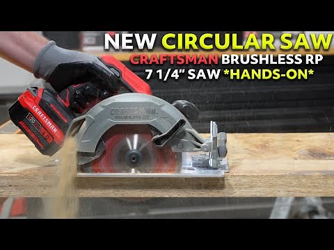 Craftsman Circular Saw Review - Brushless RP CMCS551