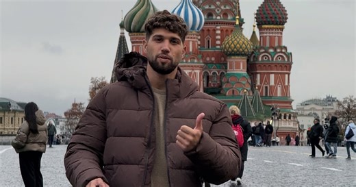 Popular Cuban comedian shares photos from Moscow and this is how his fans react: "How often do they cut the power over there?"