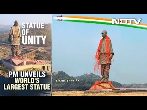 PM Unveils Sardar Patel's Statue Of Unity, World's Tallest