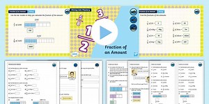 Year 6 Diving into Mastery: Step 6B Fraction of an Amount Teaching Pack