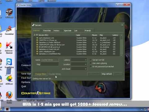 How to fix counter strike 1.6 "Could not contact master server to retrieve server list"