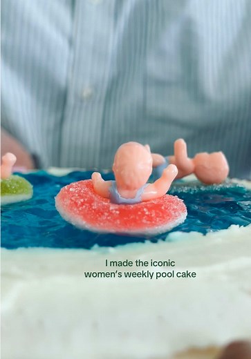 Nostalgic Women's Weekly Pool Cake Recipe for Kids