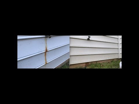 Remove Rust Stain From Vinyl Siding Easily!!!