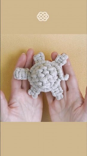 How to Make a Rope Turtle #macrame 🐢