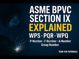ASME BPVC Section IX Explained: WPS, PQR, WPQ & Welding Qualification Simplified