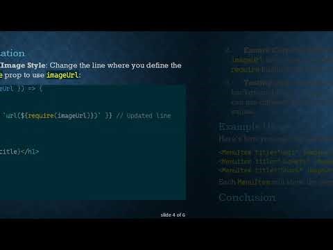 How to Pass React props as Background Images in Your Components