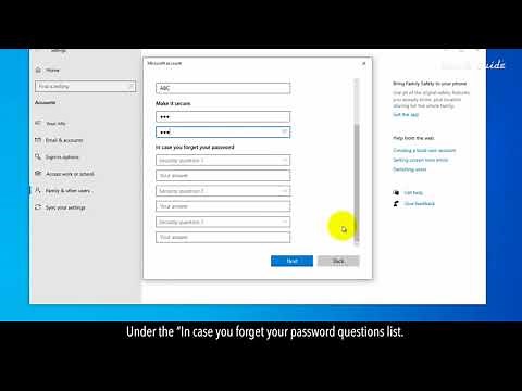 How to create a new local user account in Window 10 :Tutorial