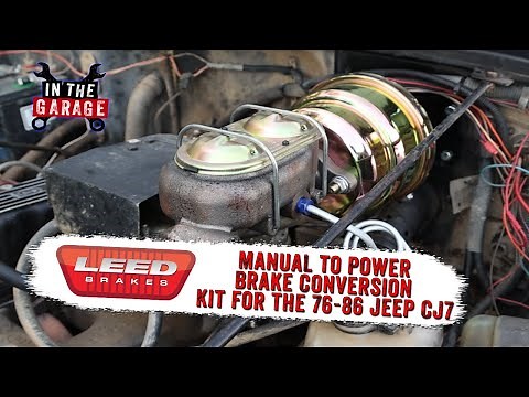 LEED Brakes Manual to Power Brake conversion Kit - Features and Benefits