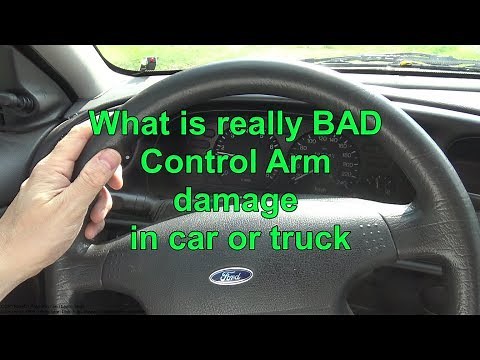 What is really BAD Control Arm damage in car or truck ?
