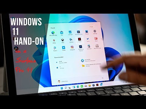 What's NEW in Windows 11 - Hands-on with the first Build (On a Surface Pro 4!)