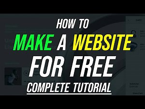 How to Make a Website for Free with Free Hosting and Free Domain