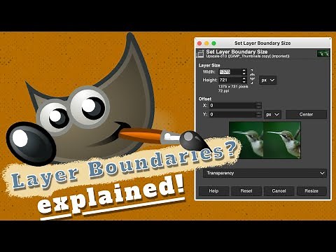 GIMP Layer Boundaries EXPLAINED!