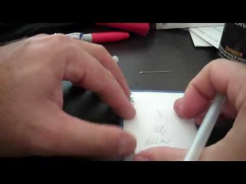 Technique to get your ballpoint pen to write again - Simple!