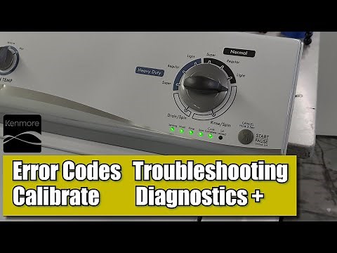 Kenmore Washer Troubleshooting - How to Find Error Codes & Recalibrate to Fix Your Washer