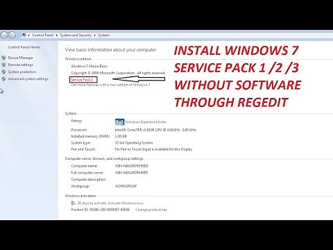 How to install service pack 1 in windows 7