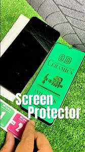 Smartphone 9D Ceramics Screen Protector Quick Installation #screenprotector #temperedglass #shorts