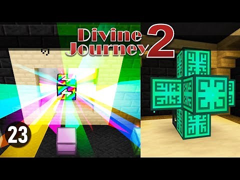 Divine Journey 2: Ep23 - Rainbow Generator & Quantum Quarry! Modded Minecraft