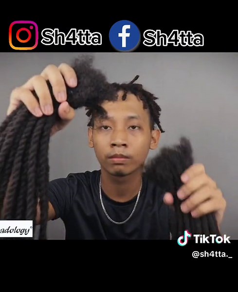Two Strand Twist Dreadlocks Extension Tutorial for King Von Style