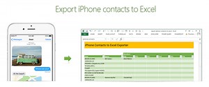 Export / import iPhone contacts to Excel workbook using this FREE template