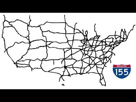 US NUMBERED INTERSTATE HIGHWAY