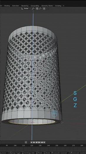 How to make trash bin in blender | Beginner 3D Modeling Tutorial