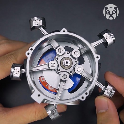 6.6M views · 10K reactions | Building an aircraft radial engine model | Science, Tech and Universe | Facebook