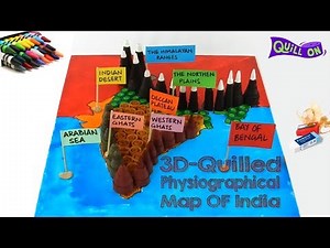 Physiographical Map of India - Geography Project