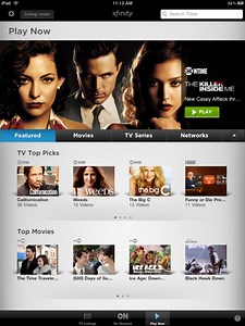 Comcast Xfinity For iPad Adds Video Streaming