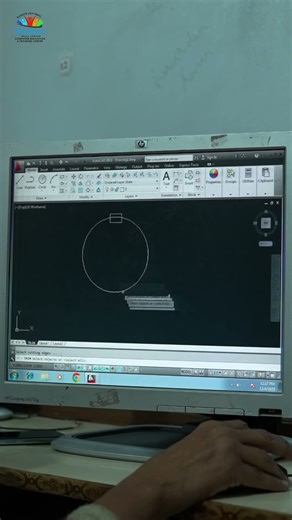 How to use Polar Array with Trim in AutoCAD | Hartron Skill Centre Sonipat