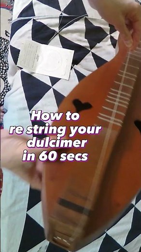 How to re string mountain dulcimer 4 easy steps