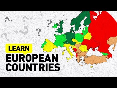 EUROPEAN CAPITALS - Learn Countries and Capital Cities of Europe with Flags | Educational video