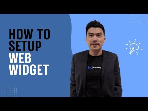 How to Set Up Your Web Widget on Hey Mag — Full Step-By-Step Guide