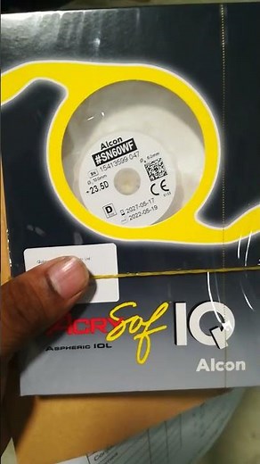 Alcon Acrysof IQ | eye lense